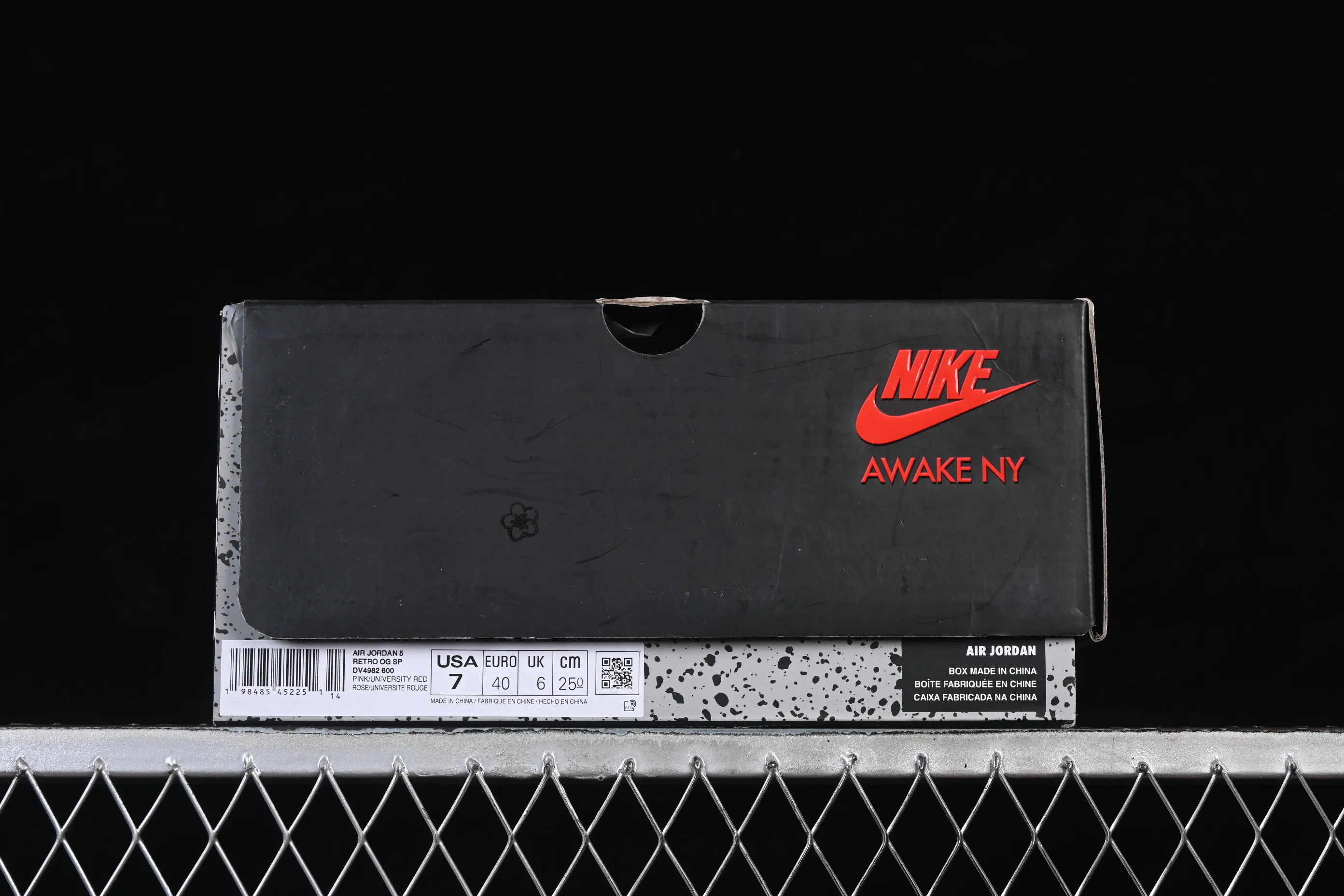 All categories Air Jordan Jordan series basketball shoes Air Jordan 5 TG version Awake NY x Air Jordan 5 "Arctic Pink" AJ5 Joe 5 joint pink top layer basketball shoes DV4982-600